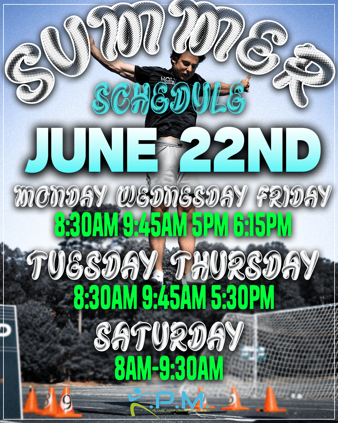 KPM facility summer schedule 2026