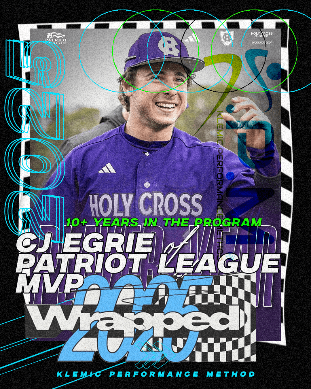 C.J. Egrie — Holy Cross Baseball · Patriot League MVP